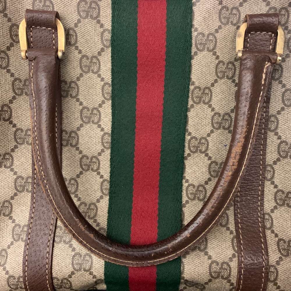 Vintage 70s Gucci Boston Purse - Picture 5 of 7